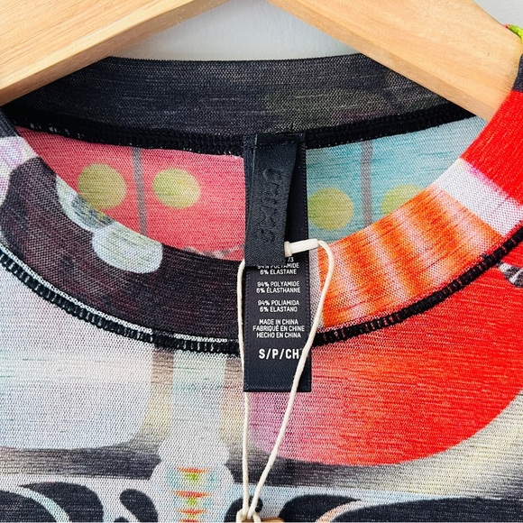 Sold New Skims Limited Edition Print Multicolored Maxi Dress Size Small - Picture 5 of 6